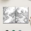 Pathways of the Garden – 25 Scenic Coloring Pages - Image 3